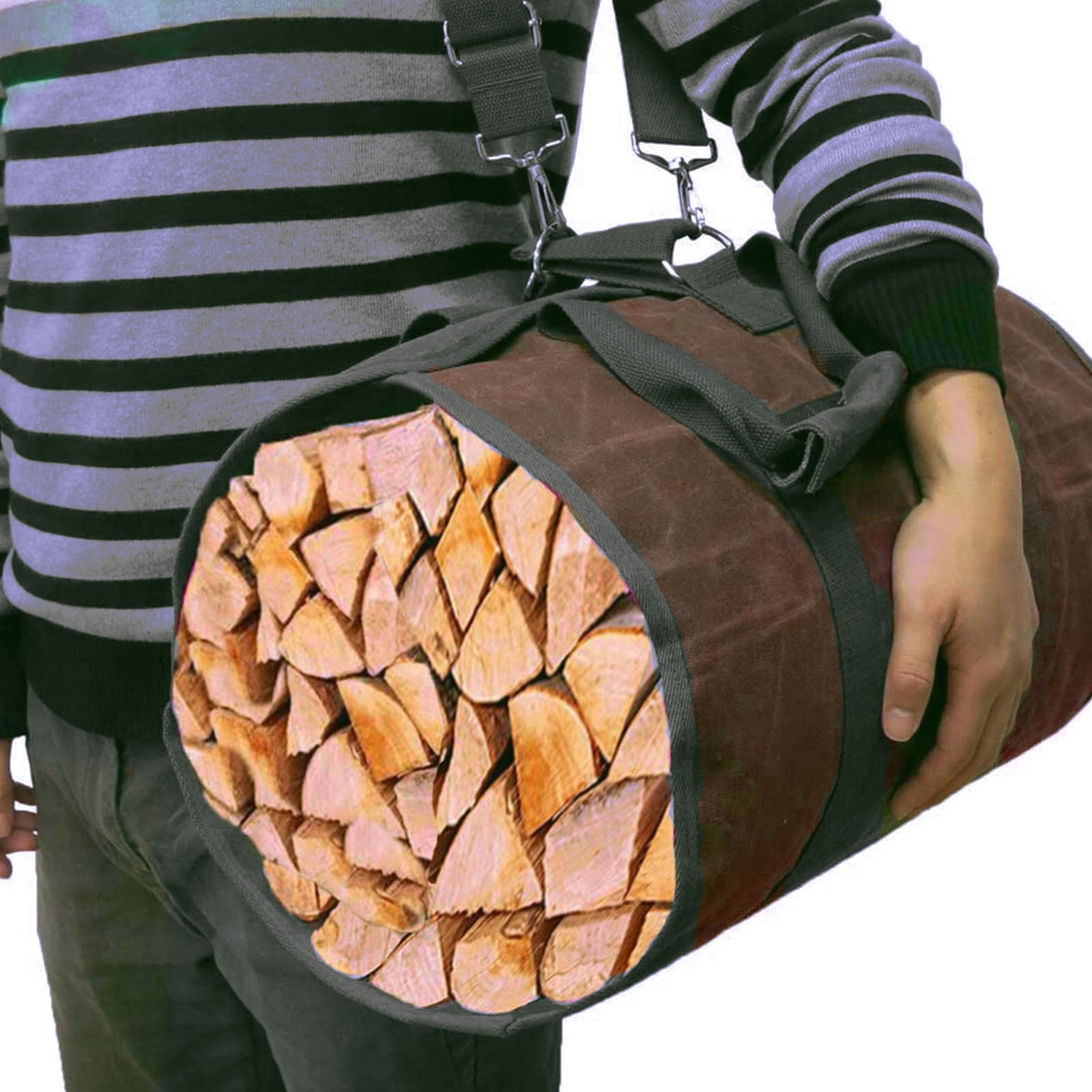 Firewood Carrier - En praktisk bärväska för din ved!